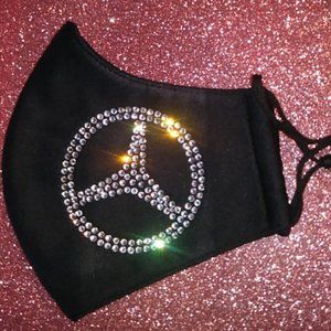 Mercedes Rhinestone mask